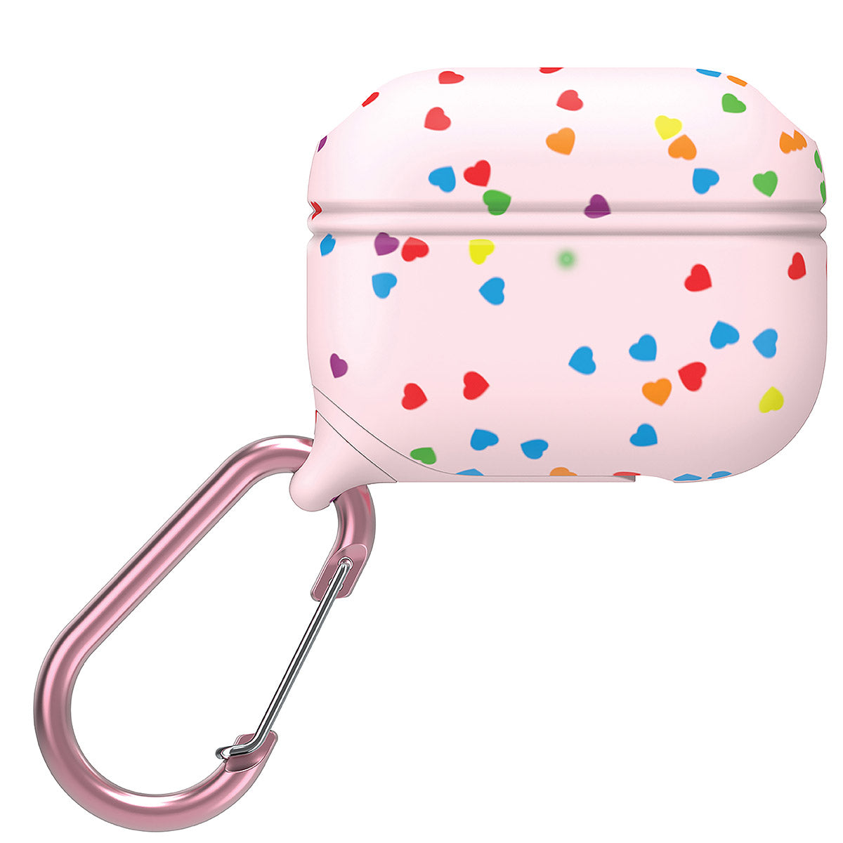 CATAPLAPDPROSWT | catalyst airpods pro gen 2 1 waterproof case carabiner special edition pink with hearts front view