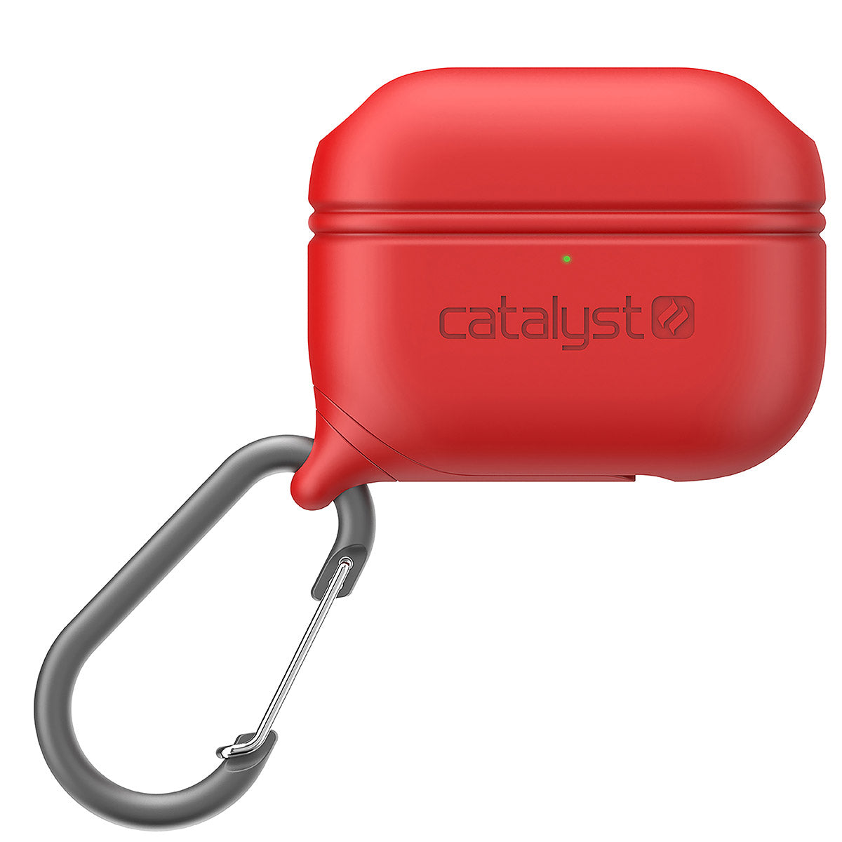 CATAPLAPDPRORED | catalyst airpods pro gen 2 1 waterproof case carabiner special edition red front view