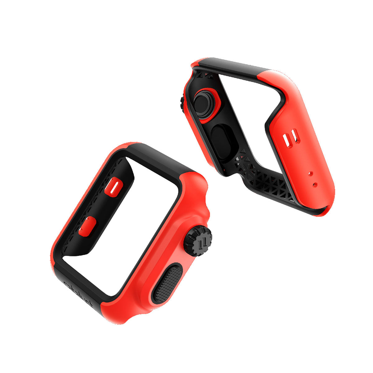 catalyst apple watch series 3 2 42mm impact protection case views of all the sides of the impact protection case sunset