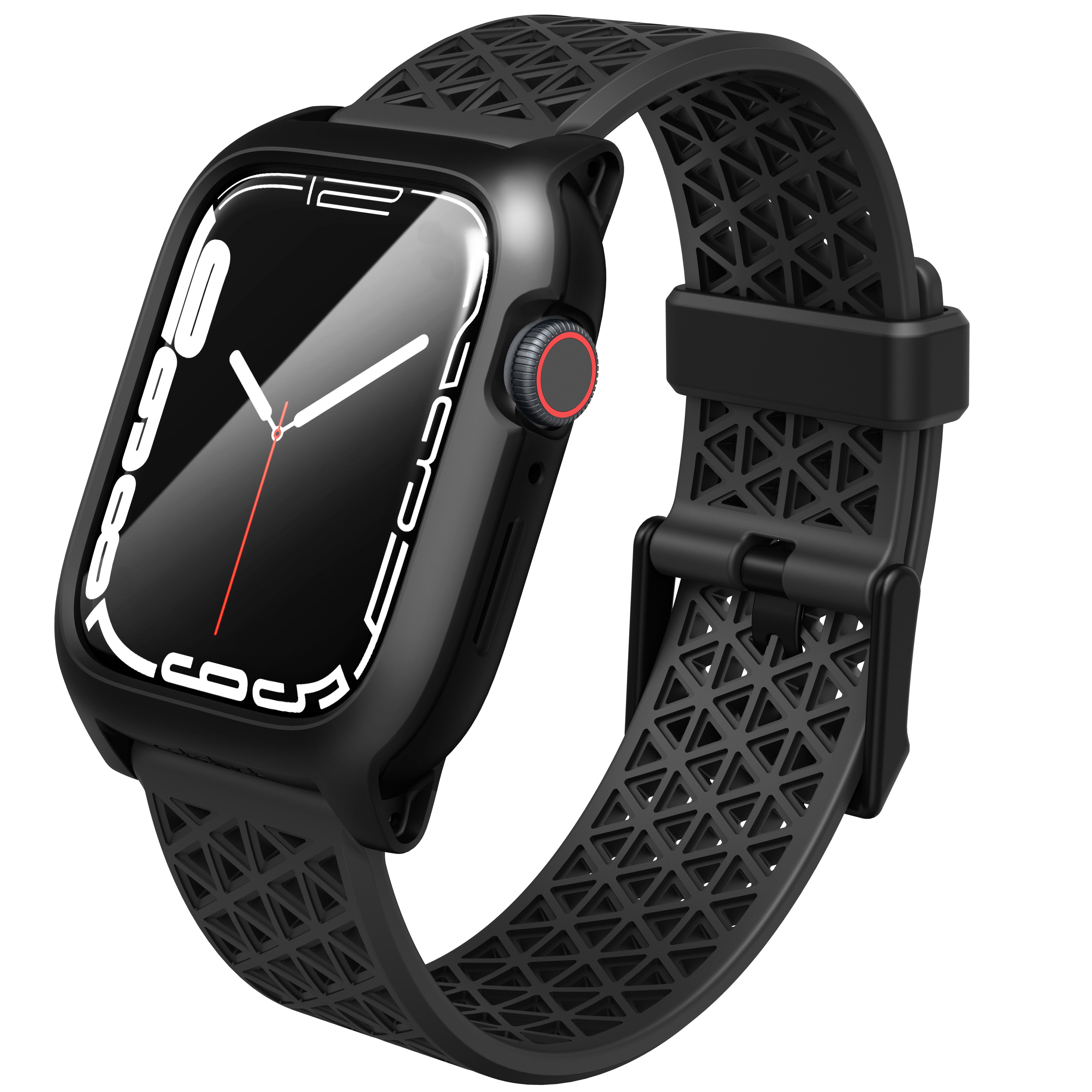 catalyst apple watch series 9 8 7 41mm 45mm active defense case sport band showing the active defense case