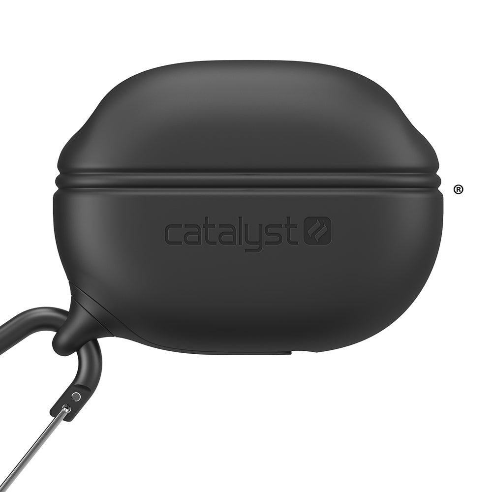 catalyst beats studio buds beats studio buds plus waterproof case carabiner stealth black product itself