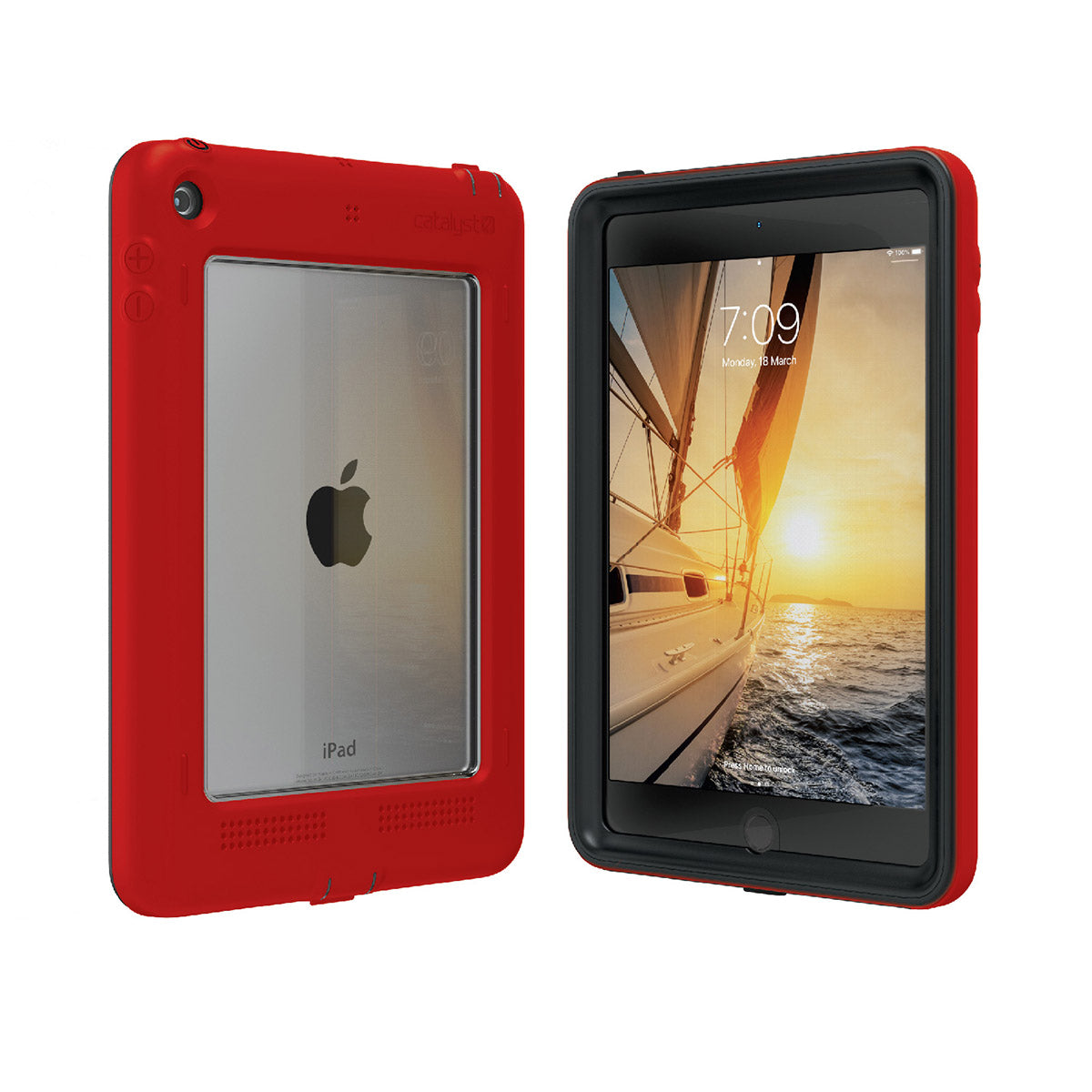 Catalyst waterproof case for ipad mini 5 red